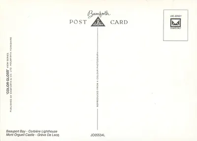 Jersey — vista panorâmica — Bamforth & Co. Ltd. — Verso
