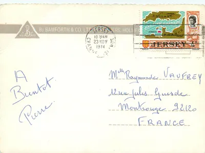 Rozel Harbour and Bay, Jersey, Ilhas do Canal — Editor ET.4150 — Verso