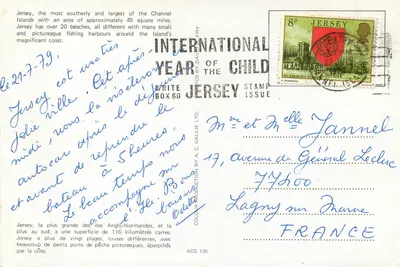 Bouley Bay, Plemont, St. Catherine's, St. Brelades — Jersey C.I. — A.C. Gallie Ltd. — Verso