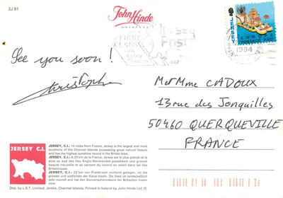 Annie Port — Jersey — John Hinde Originale — Verso