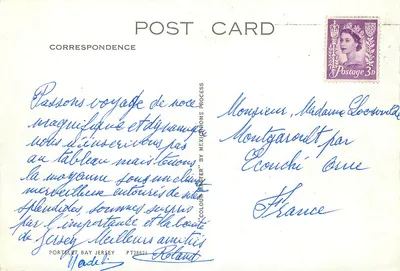 Portelet Bay — Jersey — editor 'Colour Master' PT28621 — Verso