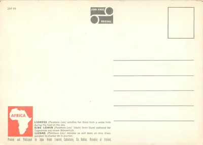 Lewica — piczna z dziury wodnej — John Hinde Original — Rewers