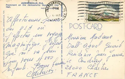 Ratusz — Jacksonville, Fla. — Fotografia Don Bern — Marsh Post Card Service — Rewers