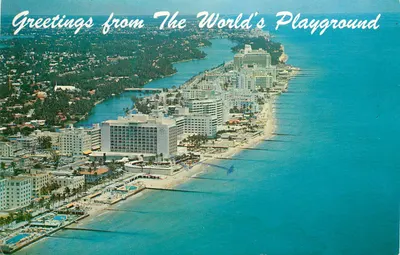 Miami Beach, Florida — O Paraíso do Mundo — Koppel Color Cards
