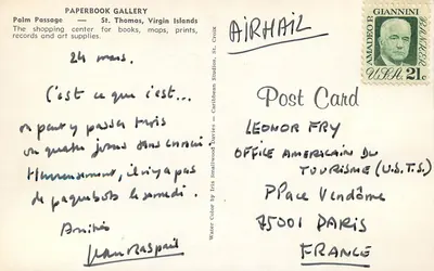 Palm Passage — St. Thomas, Virgin Islands — Paperbook Gallery — Rückseite