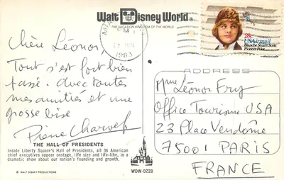 Hall of Presidents — Walt Disney World — WDW-0228 — Verso