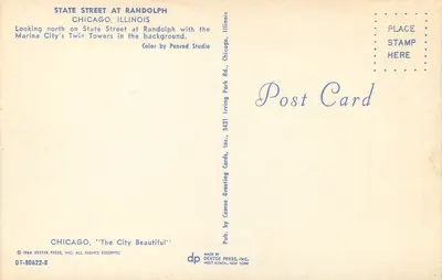 Chicago — State Street at Randolph — DEXTER PRESS, DT-80622-B — Rewers