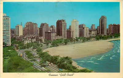 A vista aérea da famosa "Gold Coast" — Aero Distributing Co., Inc.