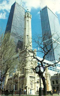 Torre da Água de Chicago — Chicago, Illinois — Sunburst Souvenirs Ltd.