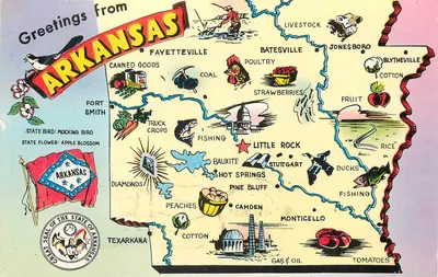 Arkansas — Saudações do Arkansas — Plastichrome