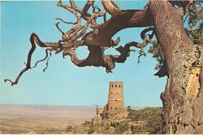 Désert View Watchtower — Parque Nacional do Grand Canyon, Arizona — Plastichrome