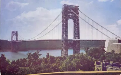 George Washington Bridge — Rio Hudson — Alfred Mainzor, NY520