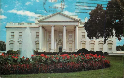 A Casa Branca — Washington D.C. — Prince Lithograph Co., série PE-25