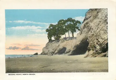 Castle Rock — widok wybrzeżny — wydawca nieodczytalny — Rewers
