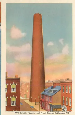 Torre de Tiro, Fayette e Front Streets — Baltimore, Md.