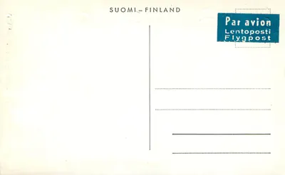 Helsinki - Sint-Hedwigkerk — Onbekende uitgever — Achterkant