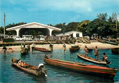 Mercado de Port-Gentil — Gabon — Foto ARBOUY