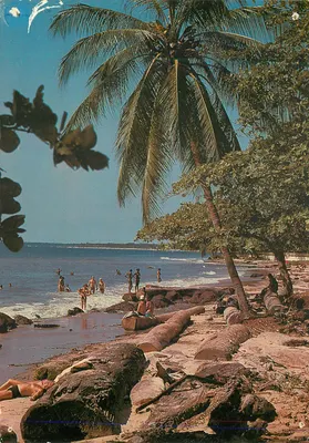 Praia de Gué-Gué perto de Libreville — Gabon — editor TROLEZ, n° B 82