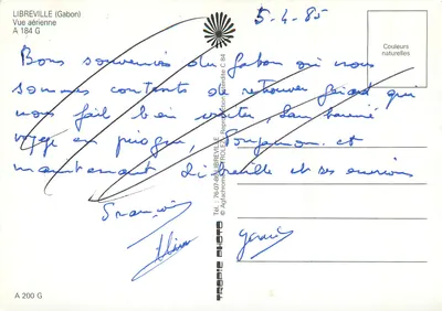 Libreville (Gabon) — Vista aerea — Tropic Photo — Verso