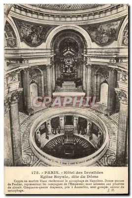 Hotel dos Invalidos — Igreja Real chamada do Dômer — Cripta de Napoleão