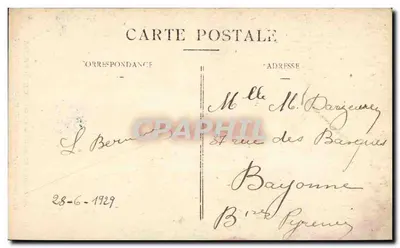 Monumento aos filhos de Vieux-Condé — 1914-1918 — Edição da livraria Renarau-Naudel — Verso