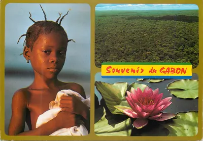 Criança e paisagens do Gabão — Souvenirs do Gabão — Tropic Photo