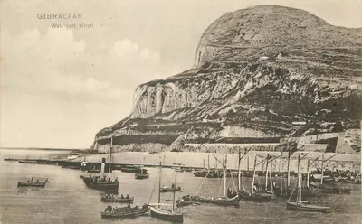 Gibraltar — Waterport Wharf — editor desconhecido