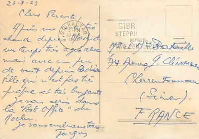 Gibraltar — widok panoramiczny — wydawca Riusco Corbates — Rewers