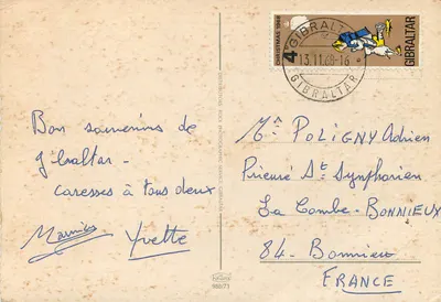 Gibraltar — Montis Insignia Calpe — Usługa fotograficzna Roch — Rewers