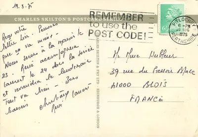 Wysoka krowa i szczenięta — seria pocztówek Charles Skilton n°20860 — Rewers