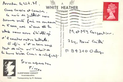 Most Glenfinnan — Inverness-shire — White Heather Publishing Co. Ltd. n°7238 — Rewers