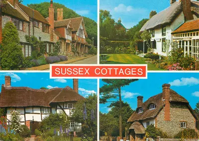 Cottage de Sussex — Publicado por G. Ganstance Limited, Rustington Felpham