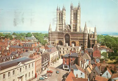Catedral de Lincoln — vista aérea — J. Arthur Dixon Group Product