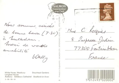 Wiltshire — Paisagens e monumentos — Salomon Cameracolour — Verso