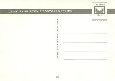 Londres à noite — Charles Skilton & Fry Ltd, série 86 — Verso