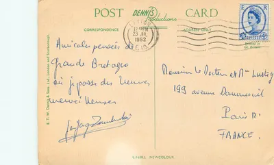 Londyn — widok panoramiczny — E. T. W. Dennis & Sons Ltd. n° L.1630.L — Rewers