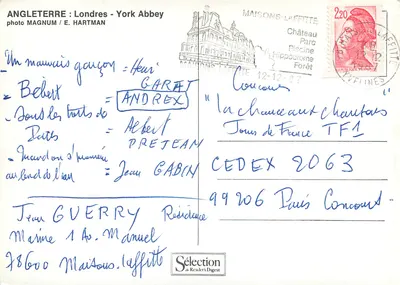 York Abbey — Inglaterra — foto MAGNUM / E. HARTMAN — Verso