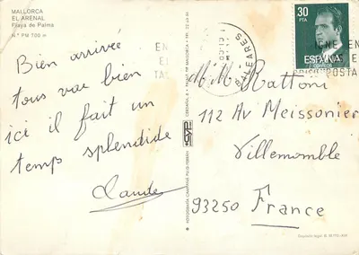 El Arenal — Plaża Palma, Majorka — Wydawca: Campaña Puig-Ferrán, n° 8 — Rewers