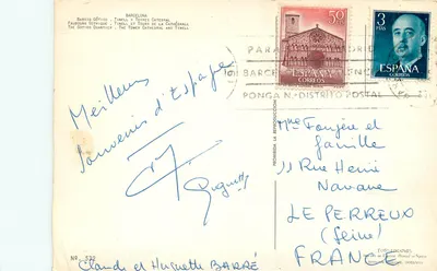 Barcelonę — Barrio Gótico, Tinell i wieże Katedry — Record de BARCELONA n°532 — Rewers