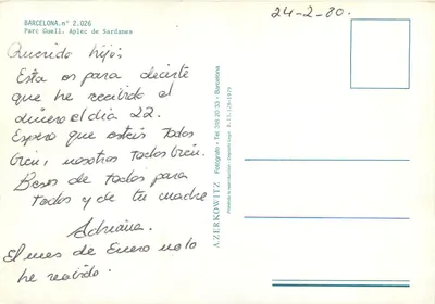 Park Güell — Aplec de Sardanes — Azerkowitz — Rewers