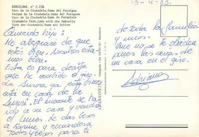Dama del Paraigua — Park Ciutadella — Azerkowitz — Rewers