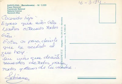 Barcelona (Barceloneta) — Paseo Nacional — Zerkowitz — Rewers