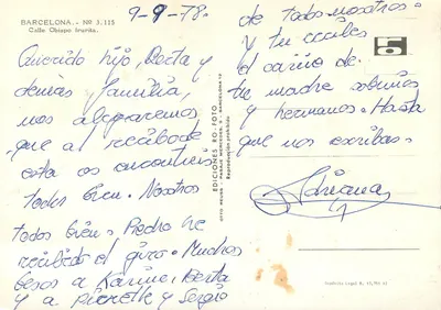 Barcelona — ulica Obispo Irurita — wydawnictwo Reuss — Rewers