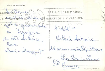 Barcelonę — widok panoramiczny — Ibarrei — Rewers