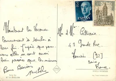 Arc de Triomf — Barcelone — Wydawca Cusco, seria Oro N.º 50 — Rewers