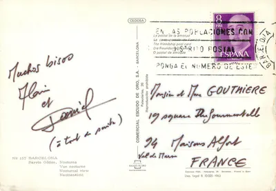 Barcelonę — Barrio Gótico — noc — Wydawnictwo FISA, nr 117 — Rewers