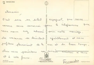 Benidorm — escada levando à igreja — Seix Barral Unichrome — Verso