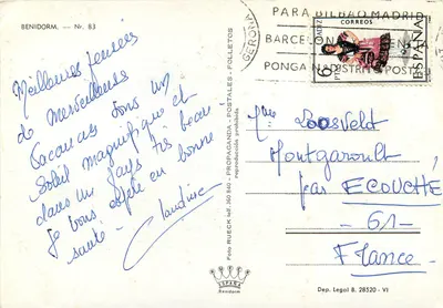 Benidorm — Hotel Co — Editor RUECK, n° 83 — Reverso