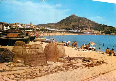 Blanès — A praia — POSTALES CAMPAÑA-PUIG-FERRÁN, série II, n° 236.9221