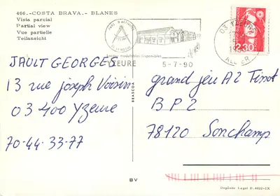 Jardim de Sainte-Émélie — vista parcial — SA PIS — Verso